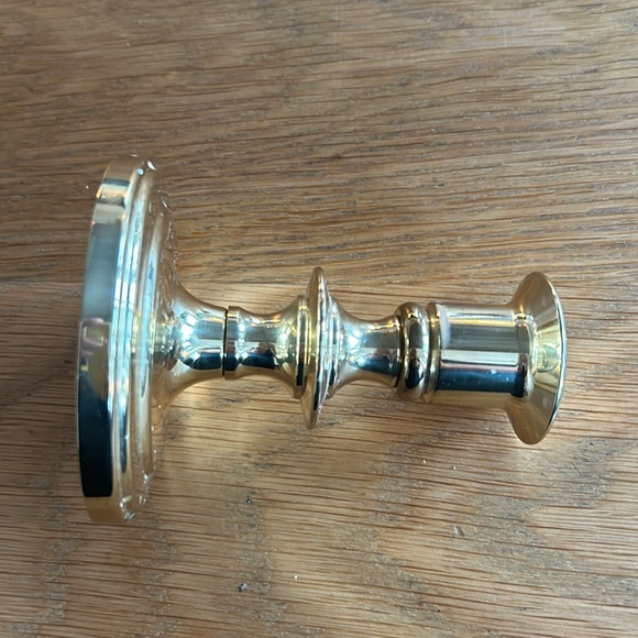Vintage Solid Brass Taper Candle Holder - Picture 3 of 4